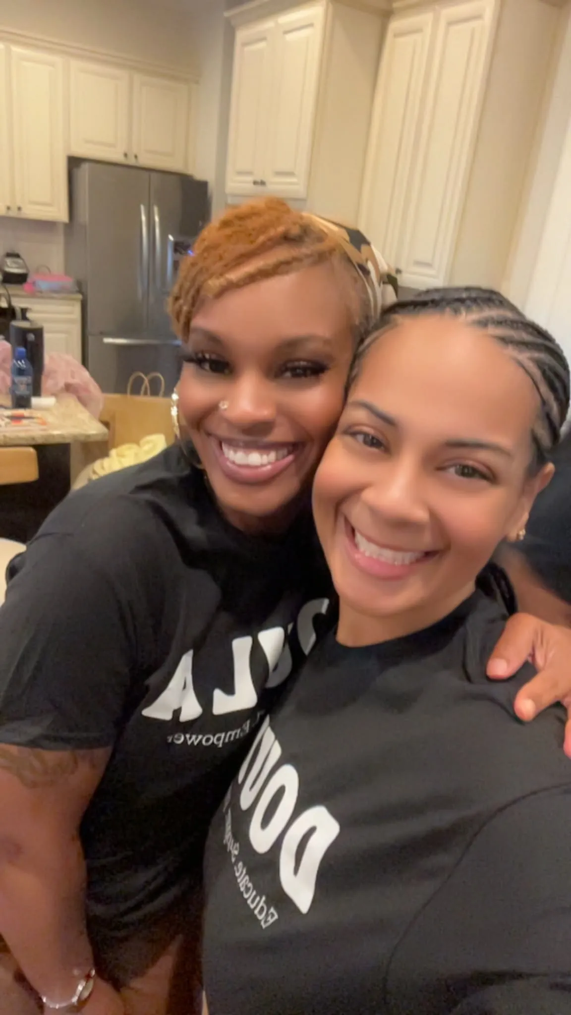LaTesha with fellow doulas during training
